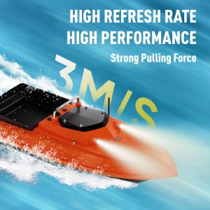 D80 Bait Boat, RC Bait Boat with 500m/546yards Remote Control, 4.4lbs Load Capacity, Dual Battery & Motor System for Long-Range Bait Deployment, Ideal for Fishing Enthusiasts