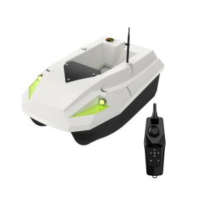 12V RC Fishing Bait Boat for Carp Fishing with GPS Auto Return, 3-Speed Gear, 15600mAh Batteries, Bottom Leak-Type Design, Low Battery Alarm, 100 GPS Points – Perfect for Bait and Hook Delivery