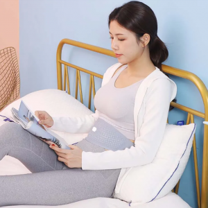 Zhilin ZL-HPB01 Portable Graphene Cordless EMS Pulse Heating Waist Back Pain Massage Heated Pad Belt, Electric Waist Belt Device,Far Infrared Wearable Heating Pad, Wrap Around Heating Pad with 3 Level Adjustable Temperature Control for Pain Relief, Suitable for Men Women