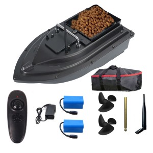 Bait Boat, RC Bait Boat with 500m/546yards Remote Control, 4.4lbs Load Capacity, Dual Battery & Motor System for Long-Range Bait Deployment, Ideal for Fishing Enthusiasts