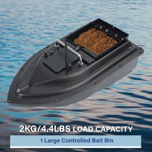 Bait Boat, RC Bait Boat with 500m/546yards Remote Control, 4.4lbs Load Capacity, Dual Battery & Motor System for Long-Range Bait Deployment, Ideal for Fishing Enthusiasts