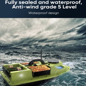 Bait Boat,RC Fishing Boat with GPS Auto Navigation,4.4LBS Loading Bait Boat for Fishing Carp Hook with Cruise Control Dual Motors and Automatic Return