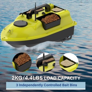 Bait Boat, GPS RC Bait Boat with 500m/546yards Remote Control, 4.4lbs Load Capacity, Dual Battery & Motor System for Long-Range Bait Deployment, Ideal for Fishing Enthusiasts