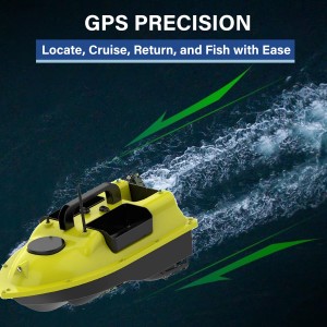 Bait Boat, GPS RC Bait Boat with 500m/546yards Remote Control, 4.4lbs Load Capacity, Dual Battery & Motor System for Long-Range Bait Deployment, Ideal for Fishing Enthusiasts