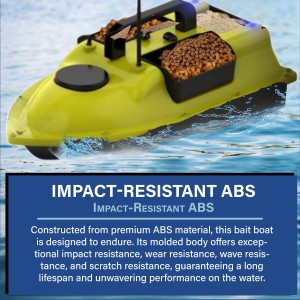 Bait Boat, GPS RC Bait Boat with 500m/546yards Remote Control, 4.4lbs Load Capacity, Dual Battery & Motor System for Long-Range Bait Deployment, Ideal for Fishing Enthusiasts