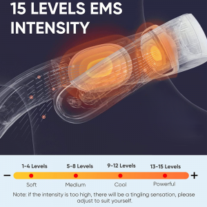 Zhilin ZL-NM01 Neck Massager, Electric Neck Massager for Pain Relief, Intelligent Wireless Neck Lymphvity Massage with Heat for Women Men Gifts, 10 Modes 15 Levels Cordless