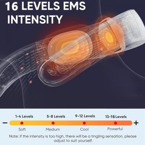 Zhilin ZL-NM02 نبض كهربائي لتخفيف الآلام وتخفيف حرارة الأنسجة العميقة ، مدلك عنق الرحم ، مدلك كهربائي للرقبة لتخفيف الآلام ، تدليك ذكي لاسلكي للرقبة الليمفاوية مع الحرارة لهدايا الرجال والنساء ، 10 أوضاع ، 16 مستوى لاسلكي