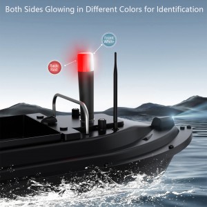LED Direction Lamp for All Fishing Bait Boats,RC Bait Boat etc，LED Navigation Lights identify the bow and stern of the boat to prevent the ship’s direction from being unclear